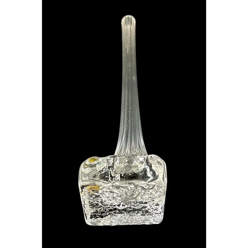 Vintage Joska Bleikristall Crystal Bud Vase Bodenmais Germany Mouth Blown 11”